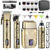 GSKY hair clippers set front view for professional-style home grooming