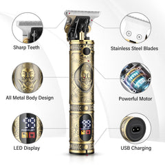 GSKY trimmer and clipper close-up highlighting precise control