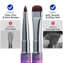 GSWOI dual-function nail tool supports French tips, acrylics, and clean-up for polish.
