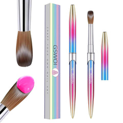 GSWOI kolinsky nail brush round head for precise acrylic shaping
