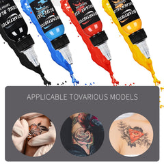 GTARTISTOO tattoo ink bottles packaging upgrade demonstrates easy storage and reseal