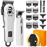 GTSPro hair clippers set box illustrates professional-ready grooming for home use