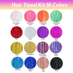 GTTUKK 3200 strands per piece for rich, luminous effect
