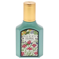 Gucci Flora Gorgeous Jasmine bottle closeup with premium design