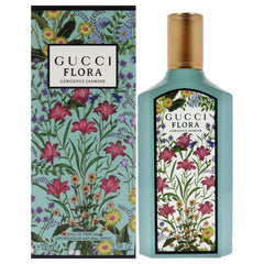 Gucci Flora Gorgeous Jasmine bottle close-up for daily elegance