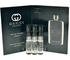 Gucci Guilty 1.5ml vial—parfum spray for quick, lasting refresh.
