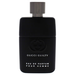 Gucci Guilty Pour Homme bottle side profile showing modern masculine style