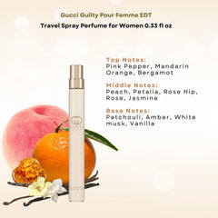 Gucci Guilty Pour Femme in pen-format travel spray for on-the-go refreshment