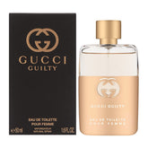 Gucci Guilty women's EDT bottle-front view for everyday elegance and confidence.