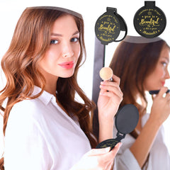 Gulfmew Espejo mini de regalo elegante para amigas y colegas.