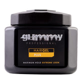 Gummy Professional Plus Hair Gel bottle front showing strong hold for sleek back looks