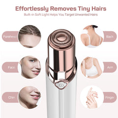 Gurelax face shaver angled head demonstrates precise contour trimming for cheeks and upper lip.