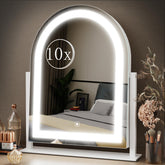 Gvnkvn Lighted Makeup Mirror front view with bright lights for clear makeup application