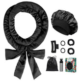 Gwabee satin overnight curls headband for heatless styling and smooth waves
