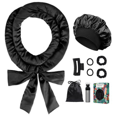 Gwabee satin overnight curls headband for heatless styling and smooth waves