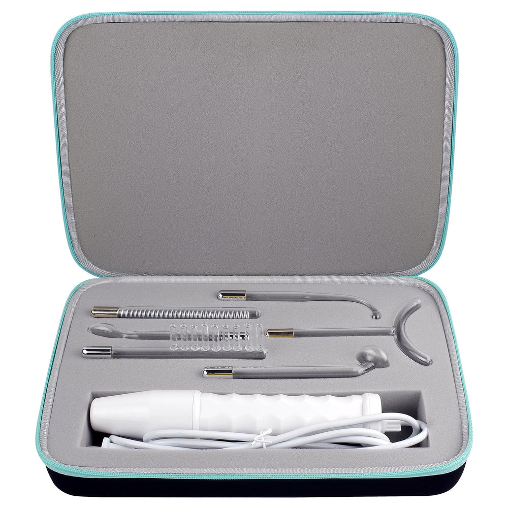 GWCASE high-frequency wand box outside shows sturdy shell for travel-ready protection.