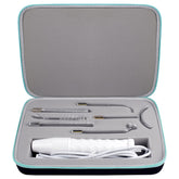 GWCASE high-frequency wand box outside shows sturdy shell for travel-ready protection.