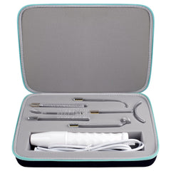 GWCASE high-frequency wand box outside shows sturdy shell for travel-ready protection.