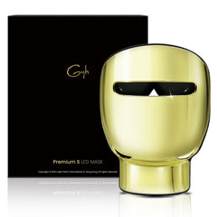 GYH 8-color LED mask on face and neck for comprehensive skin care.