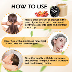 Gzarcwvn Batana oil bottle pour demonstrates easy at-home application.