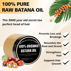 Gzarcwvn Batana oil in-hair-treatment scene shows deep conditioning and hydration.