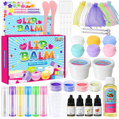 GZDUCK DIY Lip Balm Kit unboxing shows complete set for creative lip care projects.