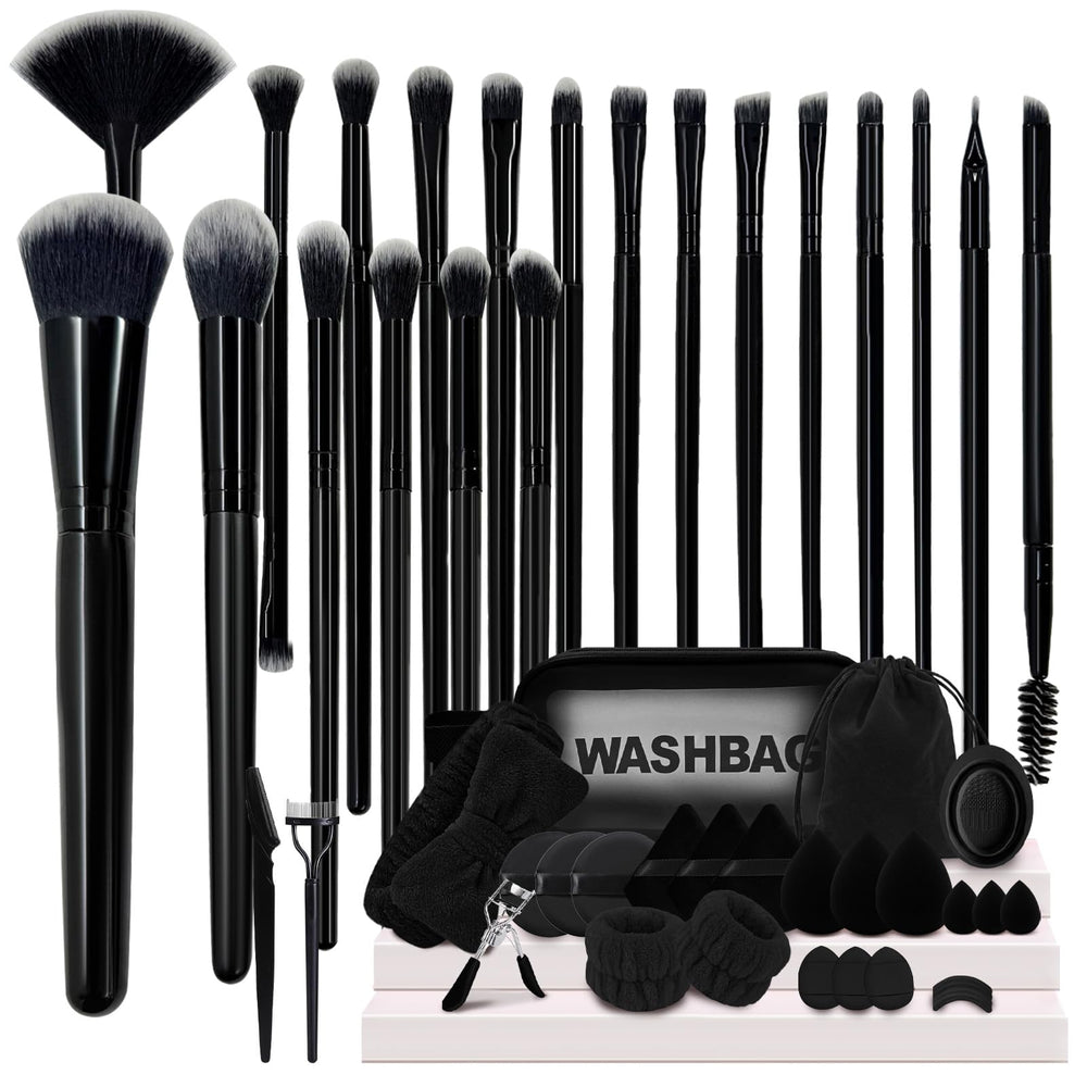 GZIXBDA makeup brush set-48pcs provides professional-grade application and flawless complexion