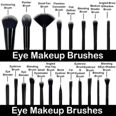 GZIXBDA soft synthetic bristles deliver gentle, precise makeup application