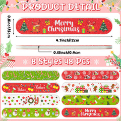 H1vojoxo Christmas nail files pattern tree for party-ready nails with vivid designs