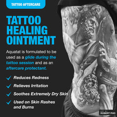H2Ocean Aquatat vitamin A & B label highlights nourishing skin vitamins.
