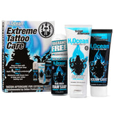 H2Ocean Extreme foam soap bottle for antibacterial cleansing during tattoo care