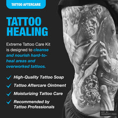 H2Ocean Ocean Care cream tube delivering hydration for brighter tattoo aftercare