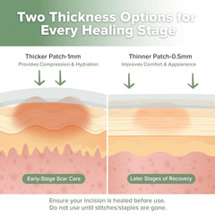 Haakaa C Section Scar Patches waterproof design supports showering or swimming with patches