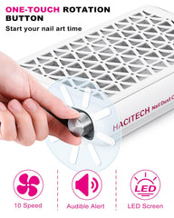 HACITECH Nail Dust Collector filter papers pack for quick replacement and clean operation.