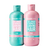 HAIR BURST shampoo bottle closeup highlighting SLS-free formula for healthier, hydrated hair