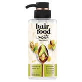 Hair Food Shampoo avocado-argan-oil bottle demonstrates a nourishing daily cleanse.