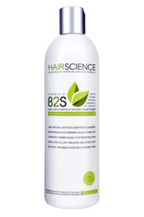 Hair Science Formula 82S bottle front communicates sulfate-free daily protection for thinning hair.