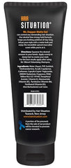 Hair Situation anti-humidity shield close-up demonstrates frizz control in humid weather.