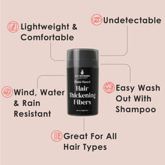 Hair Thickness Maximizer texture closeup shows natural-fiber detail blending with hair.