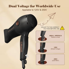 Hair Trends Diffuser attachment enables soft curls on the go.