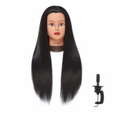 Hairingrid mannequin head 26-28 inch front view for styling practice.