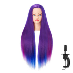 Hairingrid mannequin head side view for educational demonstrations and training.