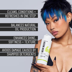 Hairstory New Wash Deep Clean cream texture closeup showing gentle clarifying cream