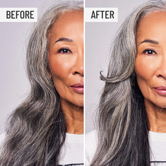 Applying Hairstory Pre-Wash to roots highlights purifying micellar action