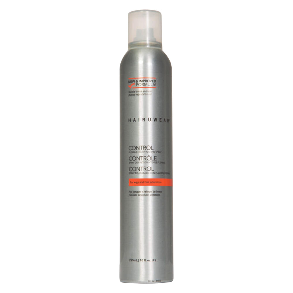Hair U Wear strong hold finishing spray bottle keeps wig style secure and ready