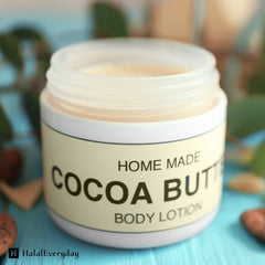 HalalEveryDay cocoa butter in resealable bag highlighting vegan base use