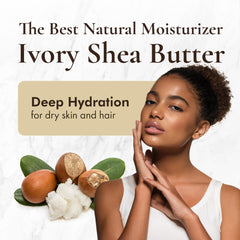 HalalEveryDay shea butter—melts at body temperature for fast absorption.