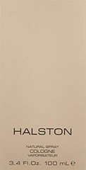 Halston women's cologne spray application close-up highlights smooth application and lasting scent potential.