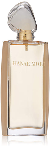 Hanae Mori EDT bottle pour highlights an elegant daily fragrance ritual.