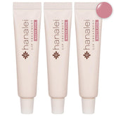 Hanalei Hydrating Lip Treatment Balm tub open with mauve tint offering daily moisture boost